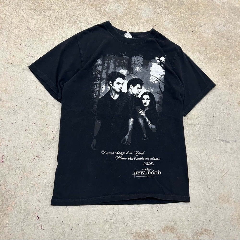 VTG 2009 Anvil The Twilight Saga New Noon Bella Movie Promo Tshirts Women’s S